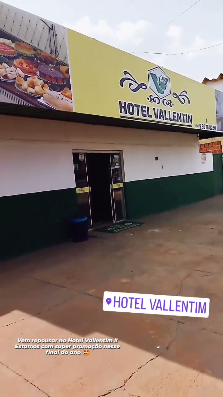 Fachada do Hotel Vallentin